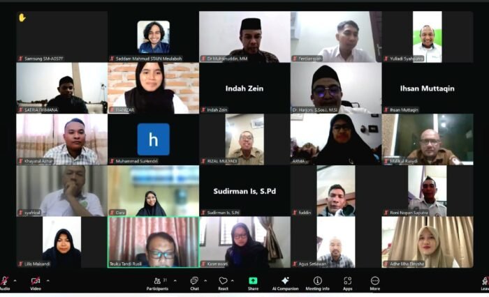 Mahasiswa Magister Ekonomi Syariah STAIN Meulaboh Jalani Kuliah Perdana Bersama Dosen UIN Lhokseumawe, Dr Harjon MA, Senin 8 September 2025.