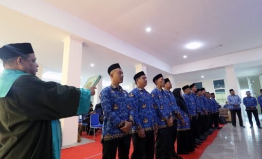 12 PPPK Tahap II Non Optimalisasi STAIN Meulaboh dilantik, Kamis 23 Oktober 2025.