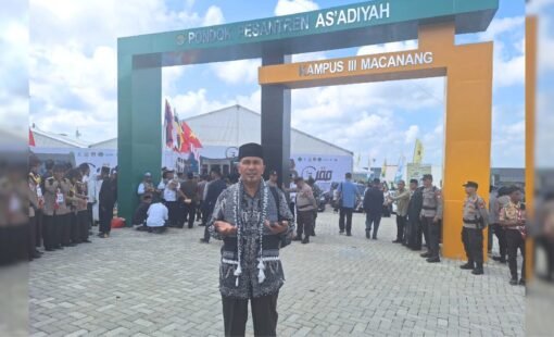 Ketua STAIN Teungku Dirundeng Meulaboh, Dr H Syamsuar MAg saat menghadiri MQK Internasional I, Kamis 2 Oktober 2025.