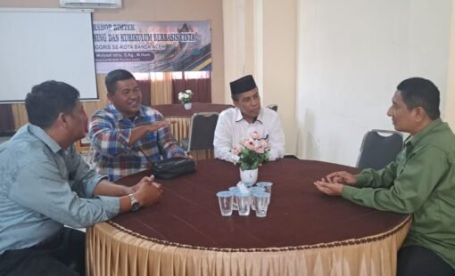 Tim Perubahan Bentuk STAIN Meulaboh lakukan koordinasi dengan Kabid Penmad Kanwil Kemenag Aceh, H Khairul Azhar MSi, Jumat 3 Oktober 2025