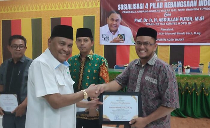 Dosen HPI STAIN Meulaboh Jadi Pemateri Sosialisasi Empat Pilar Kebangsaan RI, Sabtu 8 Juni 2024