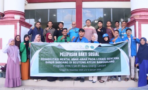Melalui PPM CSR PT BEL, STAIN Meulaboh dan UIN Ar-Raniry Gelar Bakti Sosial Rehabilitasi Mental Anak Korban Banjir