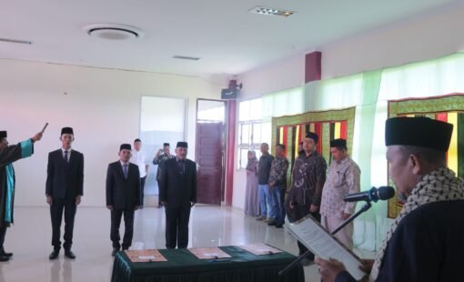 Ketua STAIN Meulaboh Lantik Tiga Pejabat Baru