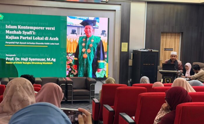 Ketua STAIN Meulaboh, Prof Dr H Syamsuar MAg bahas Politik Islam Aceh di Malaysia, Senin 20 Juli 2026 Ketua STAIN Meulaboh, Prof Dr H Syamsuar MAg bahas Politik Islam Aceh di Malaysia, Senin 20 Juli 2026