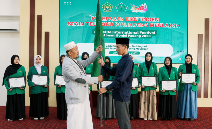 Ketua STAIN Meulaboh, Prof Dr H Syamsuar MAg Lepas Kontingen 4th SeIBa International Festival 2026, Jumat 3 Juli 2026