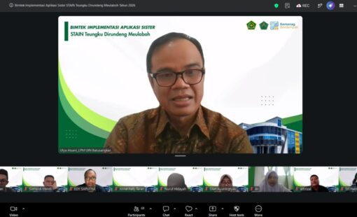 Dosen STAIN Meulaboh Dapat Bimtek Aplikasi SISTER, Kamis 9 Juli 2026 Dosen STAIN Meulaboh Dapat Bimtek Aplikasi SISTER, Kamis 9 Juli 2026